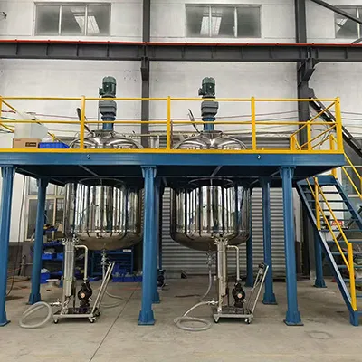 Finished product mixing kettle
