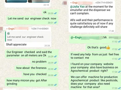 Customer feedback