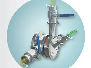 Powder-Liquid Inlet