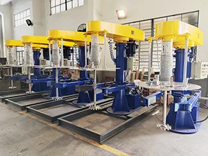 Vacuum Dispersers Ready for Delivery
